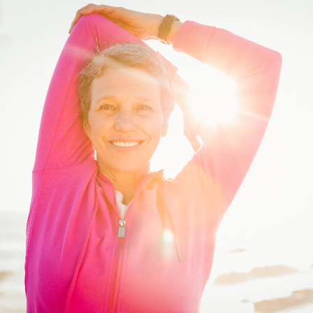 Woman in sun